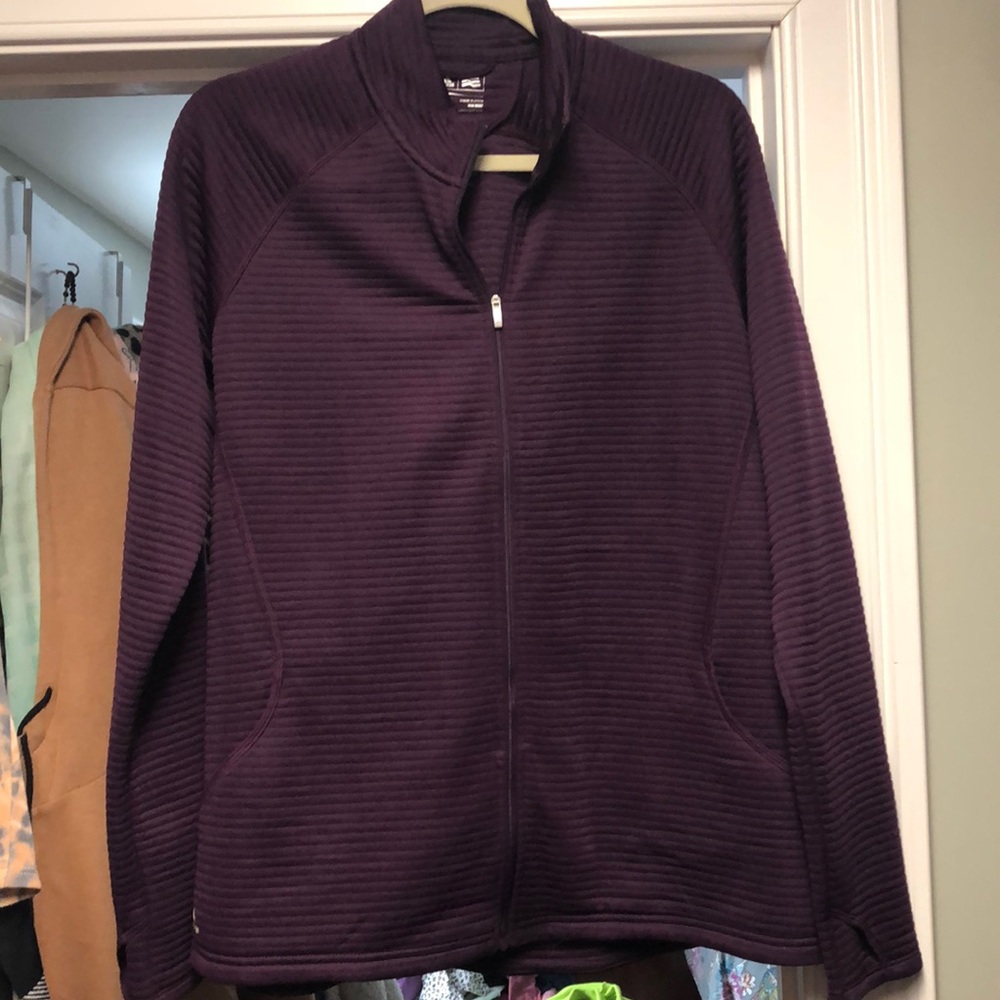 Adidas Full Zip jacket plum